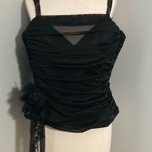 BCBG zip back corset